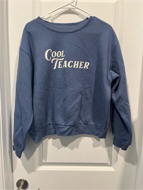 LOFT Dusty Blue Crewneck Pullover